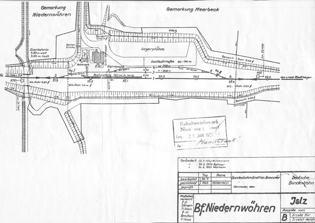 640 - Bf Niederwoehren Lageplan