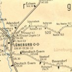 Karte Luneburg - Bleckede