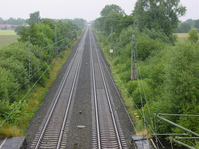 640-Lembruch - Gleise Richtung Norden