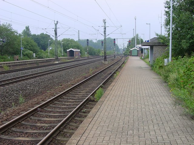 640-Lemfoerde, Bahnsteig 1, Sud - Nord
