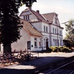 Holdorf Bahnhofsgebäude Gleisseite